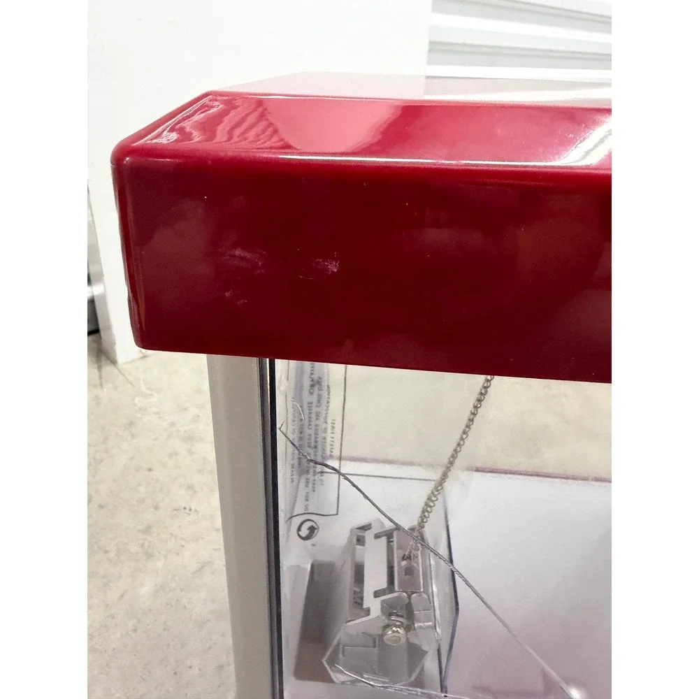 The Claw Toy Grabber Machine Red Silver Arcade Game Tabletop For Parts Repair